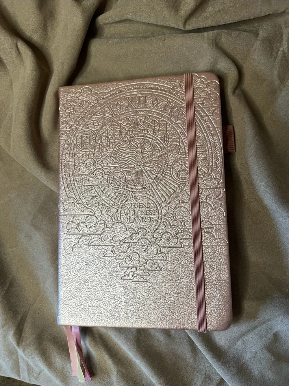Rose Gold Notebook - Elastic Band